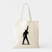 Freddie Mercury Silhouette-Tasche Tragetasche (Rückseite)
