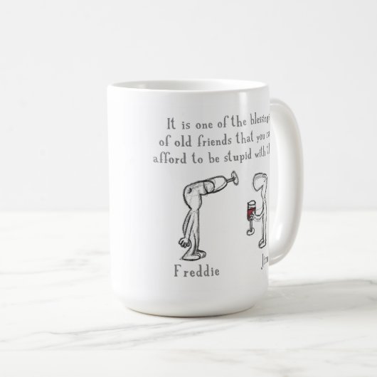 Freddie und Jim Kaffeetasse (VorderseiteRechts)