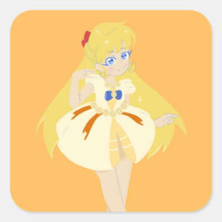 Freddo Venus Quadratischer Aufkleber