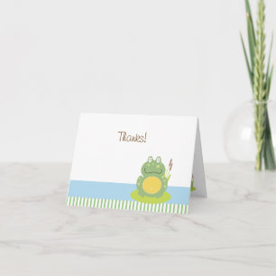 Freddy der Frosch geklappt Vielen Dank Note Card Dankeskarte