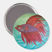 Freddy, der traurige Fisch Magnet (Vorderseite/Rückseite)