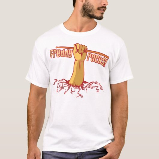 Freddy-Felsen! Dunkle FarbShirt T-Shirt (Vorderseite)