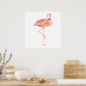 Freddy Flamingo Poster (Küche)
