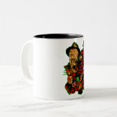 Freddy Movie Horror Zweifarbige Tasse (Vorderseite Links)