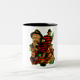Freddy Movie Horror Zweifarbige Tasse