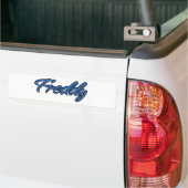 Freddy Name blue Aufkleber Sticker Autoaufkleber (Auf Lkw)