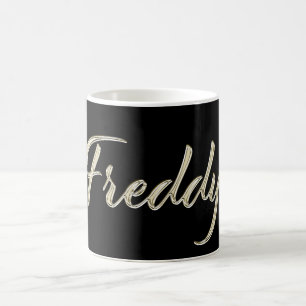 Freddy Name whitegold Tasse Teetasse Kaffeetasse