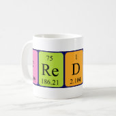 Freddy Periodenname Tasse (Vorderseite Links)