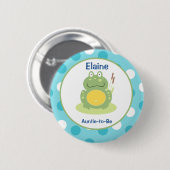 Freddy the Frog Customized name tag Button (Vorne & Hinten)