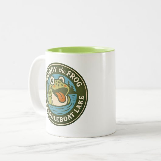 Freddy the Frog LVL Mug Zweifarbige Tasse (Vorderseite Links)