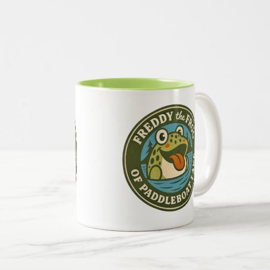 Freddy the Frog LVL Mug Zweifarbige Tasse (VorderseiteRechts)