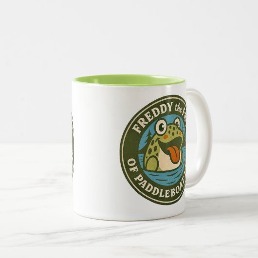 Freddy The Frog Mug Zweifarbige Tasse (VorderseiteRechts)