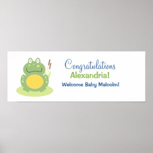 Freddy the Green Frog Baby Showbanner Poster