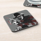 Freddy vs. Jason | Freddy Seeing Red Getränkeuntersetzer (Linke Seite)