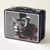 Freddy vs. Jason | Freddy Seeing Red Metall Brotdose (Rückseite)