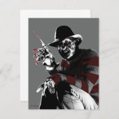 Freddy vs. Jason | Freddy Seeing Red Mitteilungskarte (Vorne/Hinten)