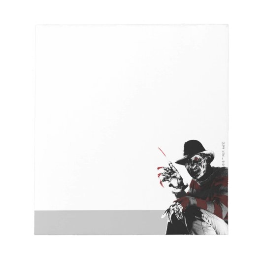 Freddy vs. Jason | Freddy Seeing Red Notizblock (Vorderseite)