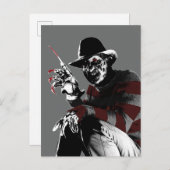 Freddy vs. Jason | Freddy Seeing Red Postkarte (Vorne/Hinten)