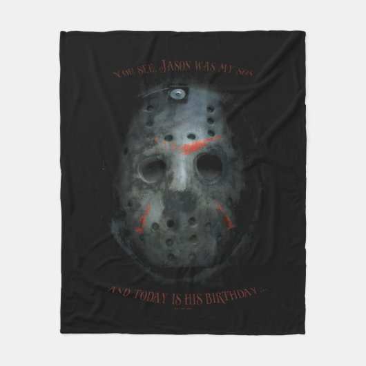 Freddy vs. Jason | Jason Mask Zitat Fleecedecke (Vorderseite)