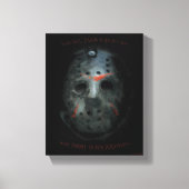 Freddy vs. Jason | Jason Mask Zitat Leinwanddruck (Vorderseite)