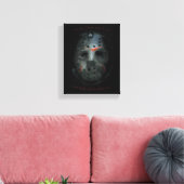 Freddy vs. Jason | Jason Mask Zitat Leinwanddruck (Insitu (Wohnzimmer))