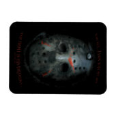 Freddy vs. Jason | Jason Mask Zitat Magnet (Horizontal)