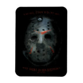 Freddy vs. Jason | Jason Mask Zitat Magnet (Vertikal)
