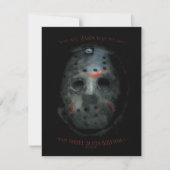 Freddy vs. Jason | Jason Mask Zitat Mitteilungskarte (Vorderseite)