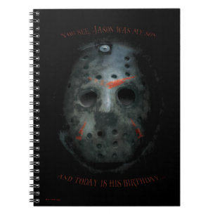 Freddy vs. Jason   Jason Mask Zitat Notizblock
