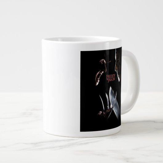 Freddy vs. Jason | Theaterposter Jumbo-Tasse (Vorderseite Rechts)