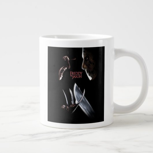 Freddy vs. Jason | Theaterposter Jumbo-Tasse (Rechts)