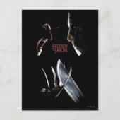 Freddy vs. Jason | Theaterposter Postkarte (Vorderseite)