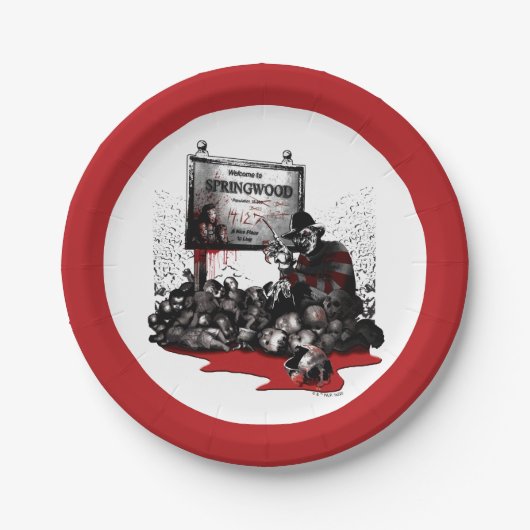 Freddy vs. Jason | Welcome to Springwood Pappteller (Vorderseite)