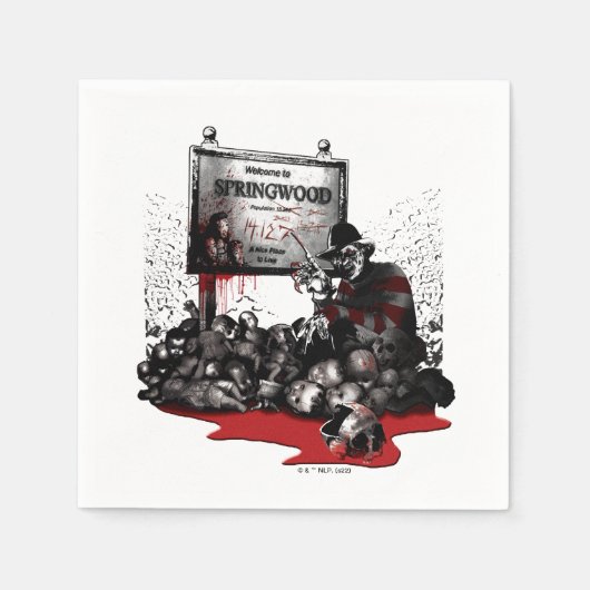 Freddy vs. Jason | Welcome to Springwood Serviette (Vorderseite)