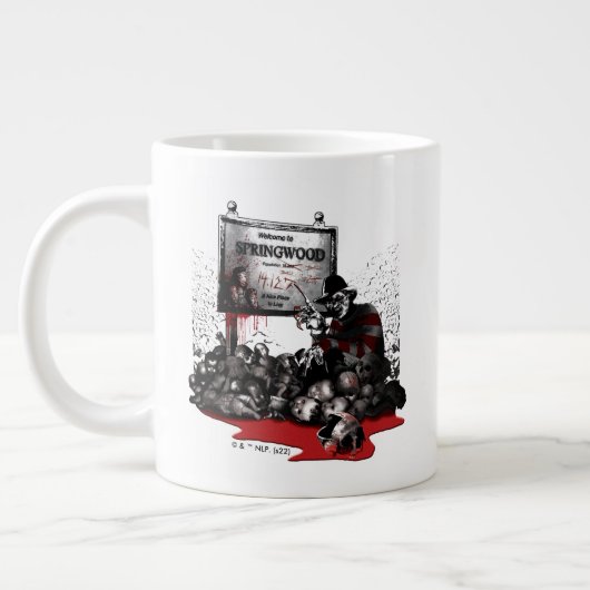 Freddy vs. Jason | Willkommen in Springwood Jumbo-Tasse (Links)