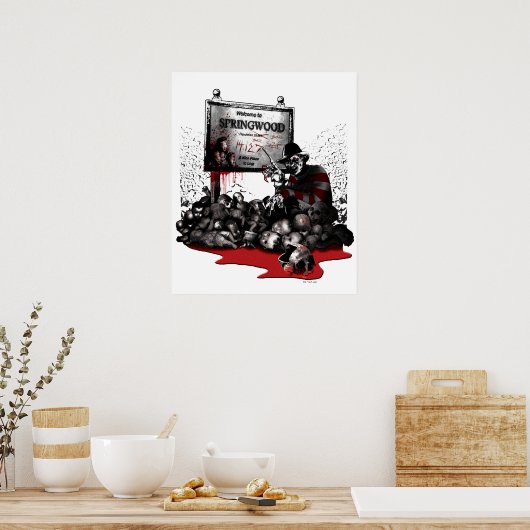 Freddy vs. Jason | Willkommen in Springwood Poster (Küche)
