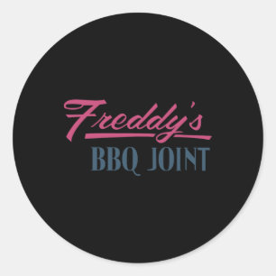 Freddy's Grillen Joint Runder Aufkleber