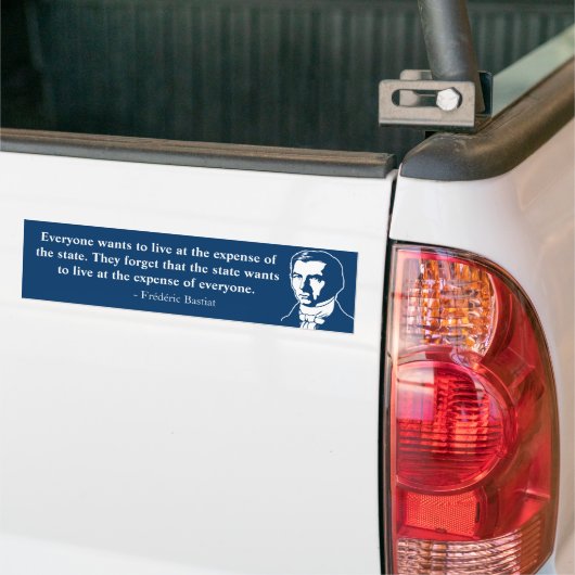 Frédéric Bastiat Autoaufkleber (Auf Lkw)