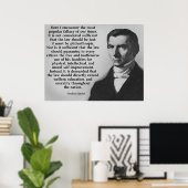 Frederic Bastiat Das Gesetz Poster (Heimbüro)