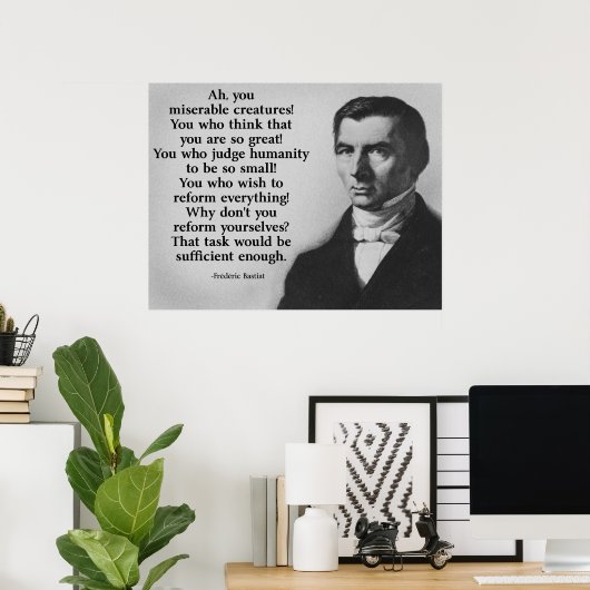 Frederic Bastiat Reform Poster (Heimbüro)