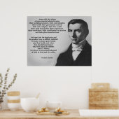 Frederic Bastiat Try Liberty Poster (Küche)