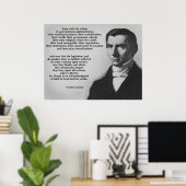 Frederic Bastiat Try Liberty Poster (Heimbüro)