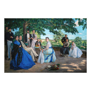 Frederic Bazille - Das Familientreffen Fotodruck