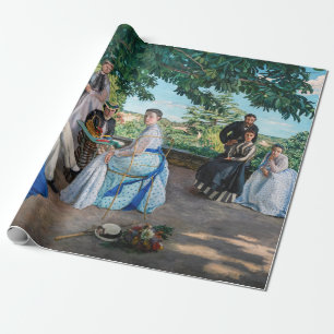 Frédéric Bazille - Das Familientreffen Geschenkpapier