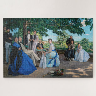 Frédéric Bazille - Das Familientreffen Puzzle