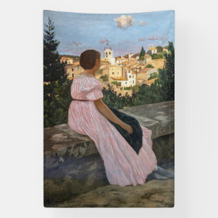 Frederic Bazille - Das rosa Kleid Banner
