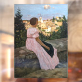 Frederic Bazille - Das rosa Kleid Fensteraufkleber (Blatt 2)