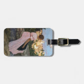 Frederic Bazille - Das rosa Kleid Gepäckanhänger (Vorderseite horizontal)