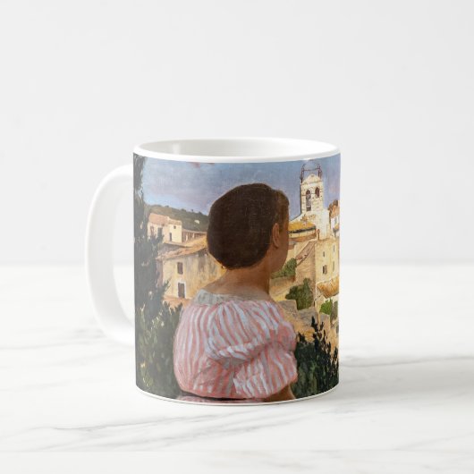 Frederic Bazille - Das rosa Kleid Kaffeetasse (Vorderseite Links)