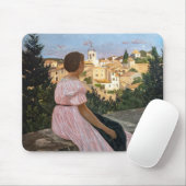 Frederic Bazille - Das rosa Kleid Mousepad (Mit Mouse)